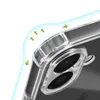 Close-up of a clear phone case showing reinforced corners and camera protection. Produktbild-Vorschau