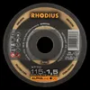 Disco da taglio XT70 D115x1mm ger.INOX Bohr.22,23mm RHODIUS Anteprima dell’immagine prodotto 5