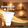 LUMILED GU10 LED Lampe PAR16 1,5W ersetzt 15W 150lm 3000K Produktbild-Vorschau 3