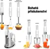 A collage of a Lauben stick blender and its various attachments, demonstrating different uses and accessories. Anteprima dell’immagine prodotto
