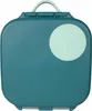 A top-down view of a teal lunchbox with a mint green circular logo on the lid. Anteprima dell’immagine prodotto