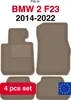 Beige Veloursmatten für: BMW 1 F23 Cabrio (2011-2019) Produktbild-Vorschau 16