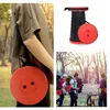 Tabouret pliant rouge, télescopique & réglable en hauteur,, Voir les images du produit 2
