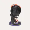 KEYHOMESTORE | Busto Donna con Scimmietta in Resina H. 38 Anteprima dell’immagine prodotto 4