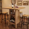 Table de bar Tribesigns avec rangement, hauteur 90 cm, Voir les images du produit 1