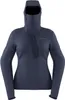Dunkelblauer Big Wall Pullover Hoody von La Sportiva für Damen; mit Kapuze und enganliegendem Schnitt. Produktbild-Vorschau