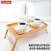 Plateau de lit en bambou avec pieds pliables Utah Pratique, Voir les images du produit 3