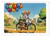 Charmante Rentner im Comic-Stil (Wandkalender 2027 DIN A4 Produktbild-Vorschau 5