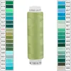 10 x 100m / 10 Spulen Unipoly 120 TEX14x2 Nähgarn hellgrün Produktbild-Vorschau