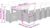 Maison Exclusive - 11-tlg. Garten-Bistro-Set mit Kissen Produktbild-Vorschau 9
