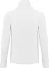 A white fleece jacket shown from the back. Produktbild-Vorschau