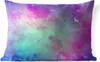 MuchoWow® Outdoor Kissen - Aquarell - Grün - Lila - 50x30 Produktbild-Vorschau 1