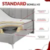 MKS MEBLE Polsterbett, Doppelbett DRINEA auf Metallbeinen, Produktbild-Vorschau 9