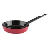 A red and black frying pan on a white background. Produktbild-Vorschau