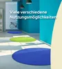 Primaflor Spielteppich SITZKREIS - Rund - Blau - 133cm - Produktbild-Vorschau 9