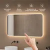 doporro Miroir de Salle de Bains Lumineux 100x80cm Glace Voir les images du produit 2