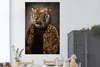 MuchoWow® Poster Tiger - Alt - Anzug 120x180 cm - Produktbild-Vorschau 2