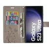 Handy Tasche für Samsung Galaxy S23 Ultra Handyhülle Blumen Produktbild-Vorschau 3