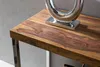 Konsolentisch ISEN_ Flexibel_ 120x76x45 cm_ Massivholz_ Chromgestell_ handgefertigt - KADIMA DESIGN_Farbe_ Braun_ Größe_ 120x45x77 cm_#sku_BARWL1.306# Produktbild-Vorschau