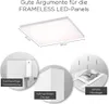 Plafonnier LED Paul Neuhaus FRAMELESS avec variation de Voir les images du produit 9