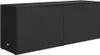 vidaXL Gartenschrank Schwarz 198x55,5x80 cm Poly Rattan Produktbild-Vorschau 6