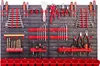 23 pcs. boîtes empilables mur d'outils 117x78cm kit Voir les images du produit 4