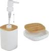 Relaxdays Badezimmer Set, 6-teilig, Badaccessoires Produktbild-Vorschau 8