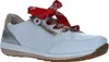 A single white sneaker with red floral accents. Produktbild-Vorschau