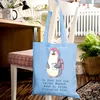 Mr. & Mrs. Panda Jutebeutel Studentin Herz - Sky Blue - Produktbild-Vorschau 4