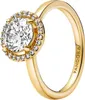PANDORA Strahlenkranz Ring für Damen mit Zirkonia, IP Gold Produktbild-Vorschau 6