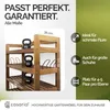 CASARIA® Schuhregal mit 5 Ebenen 95x26x82cm Produktbild-Vorschau 5