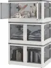 HOMCOM 69L Úložná skriňa s kolieskami, prístup z 5 strán, Náhľad obrázku produktu 1