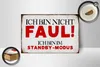 Holzschild Spruch 18x12cm bin nicht faul im standby Modus Produktbild-Vorschau 3