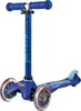 A blue three-wheeled scooter for children is shown against a white background. Produktbild-Vorschau