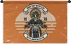 MuchoWow® Wandteppich Wandbehang Motorrad - Skelett - Produktbild-Vorschau 1