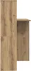 vidaXL Bureau Artisan-Chêne 131,5 x 50 x 106,5 cm Bois Voir les images du produit 6
