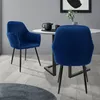 ML-Design sada 2 jídelních židlí s opěradlem, modrá, ze Náhled obrázku produktu 1