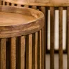 Couchtisch 2er Set Tweak 65+50 cm rund Mangoholz massiv Produktbild-Vorschau 2