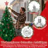A father and son decorating a Christmas tree. Voir les images du produit