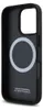 The back of a black iPhone case with a circular magnetic ring and text. Anteprima dell’immagine prodotto