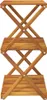 vidaXL Składana półka 3 półki brązowa 43x31x63 cm lite Podgląd zdjęcia produktu 5