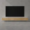 doporro Mobile Porta TV Sospeso 320 cm con 4 Ante Bianco Anteprima dell’immagine prodotto 2