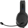 A close-up, studio shot of a black wireless gaming headset. Produktbild-Vorschau