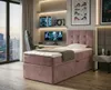 NORDELO Boxspringbett INCANTO 120x200 cm AMOR Velvet Rosa Produktbild-Vorschau 1