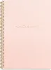 Notizbuch A4 liniert, pink, mit Kartoneinband, Produktbild-Vorschau 1