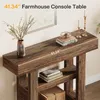 Tribesigns 105 cm Farmhouse-Konsolentisch, 2-stufiger Produktbild-Vorschau 8