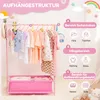 Yorbay Étagère à vêtements pour enfants Porte-manteau pour Voir les images du produit 3