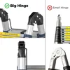 WORHAN® 5m TELESKOPLEITER 2 in 1 ANLEGELEITER KLAPPLEITER Produktbild-Vorschau 8