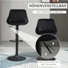 Barová židle 835-502V02BK, 2 ks, otočná, výškově Náhled obrázku produktu 3