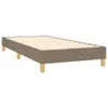 vidaXL Boxspringbett mit Matratze Taupe 90x200 cm Stoff Produktbild-Vorschau 3